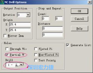 轉(zhuǎn)完Gerber后，接著還需轉(zhuǎn)鉆孔，通孔和盲、埋孔的轉(zhuǎn)法有所不同，轉(zhuǎn)通孔只須點(diǎn)擊Add，在彈出的窗口Document Name輸入文件名