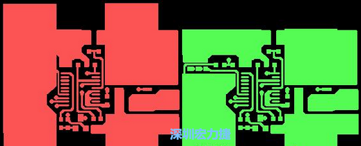 此操作可使文件中大部分的焊盤輸出后仍為焊盤，不會(huì)成為線性焊盤，并且不會(huì)產(chǎn)生像下圖一樣的短路情況